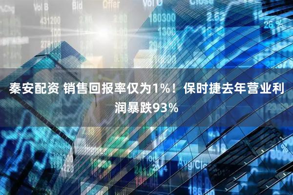 秦安配资 销售回报率仅为1%！保时捷去年营业利润暴跌93%