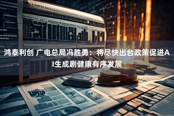 鸿泰利创 广电总局冯胜勇：将尽快出台政策促进AI生成剧健康有序发展
