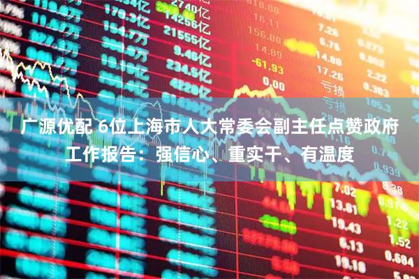 广源优配 6位上海市人大常委会副主任点赞政府工作报告：强信心、重实干、有温度