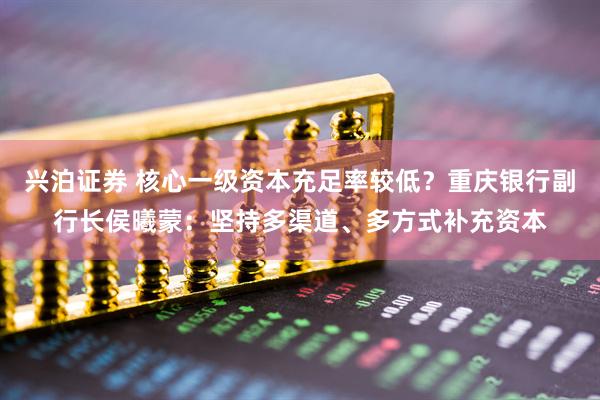 兴泊证券 核心一级资本充足率较低？重庆银行副行长侯曦蒙：坚持多渠道、多方式补充资本