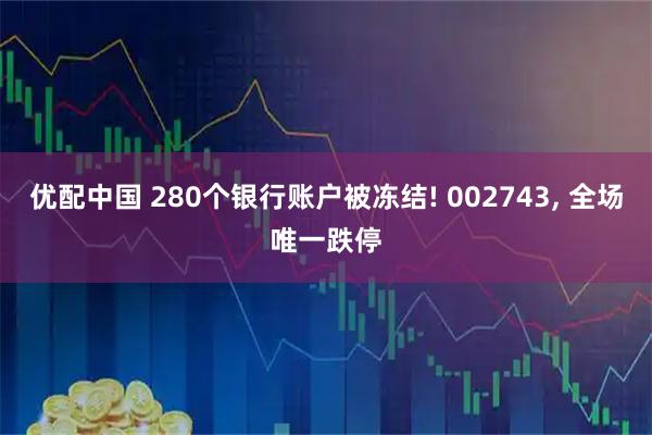优配中国 280个银行账户被冻结! 002743, 全场唯一跌停
